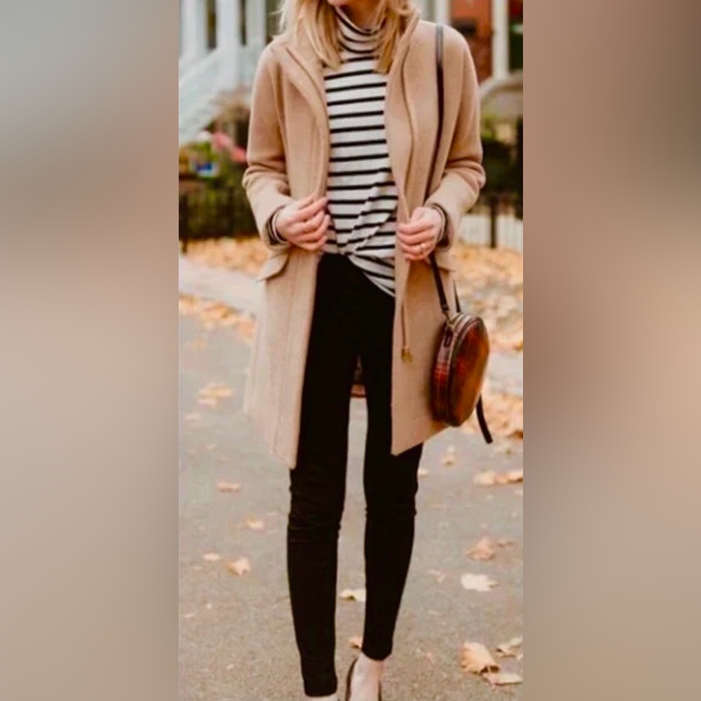 J.Crew Italian Wool Cocoon Coat - Picture 6 of 6
